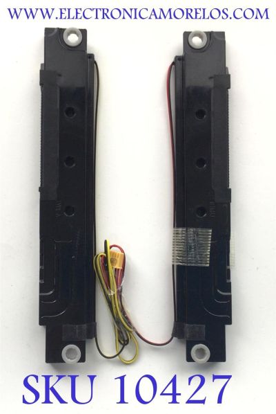 KIT DE BOCINAS (2PZS) PARA MONITOR SAMSUNG / NUMERO DE PARTE BN96-29511H / 6Ω  10W / K88L10SV68 / BN9629511H / 29511H / NUMERO DE PANEL CY-KK043BGAVWH / MODELO LH43PMHP